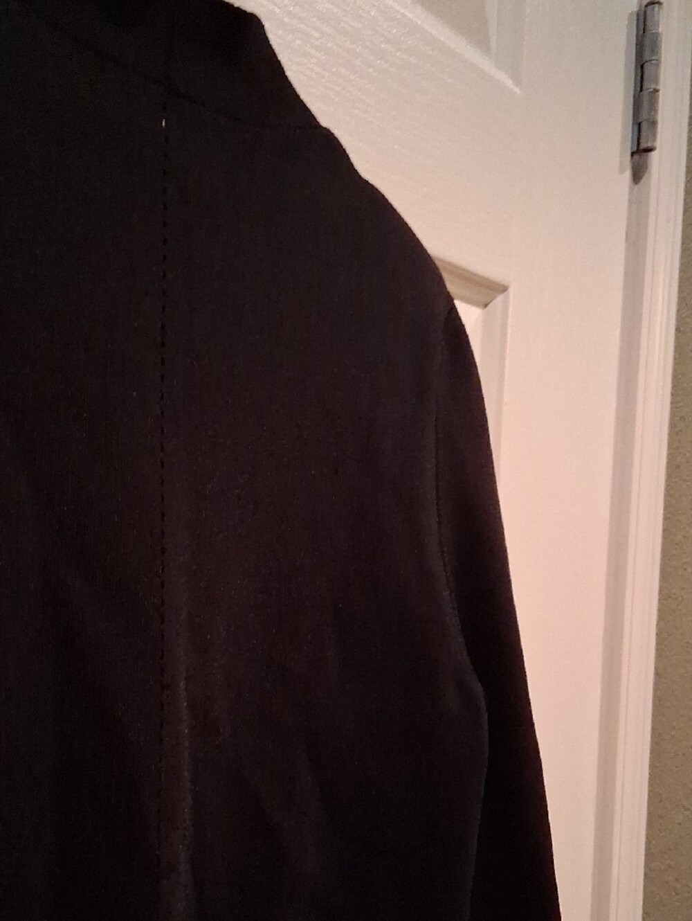 M.M. Lafleur Woolf Black Open-Front Collarless Jardigan - Picture 9 of 11